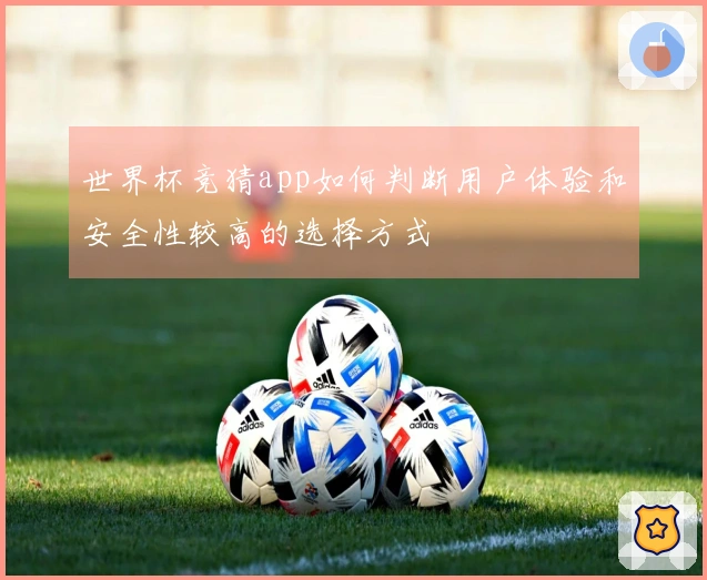世界杯竞猜app如何判断用户体验和安全性较高的选择方式